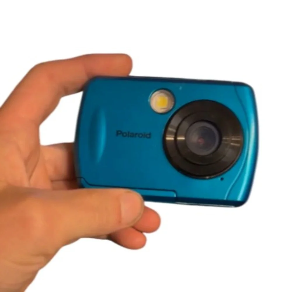 Polaroid IS048 Instant Sharing 16‎ MP Digital Handheld Blue Camera w/SD, TESTED!